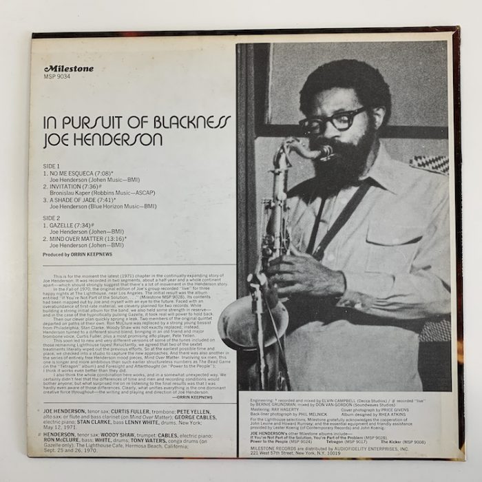 Joe Henderson | In Pursuit Of Blackness - Image 2