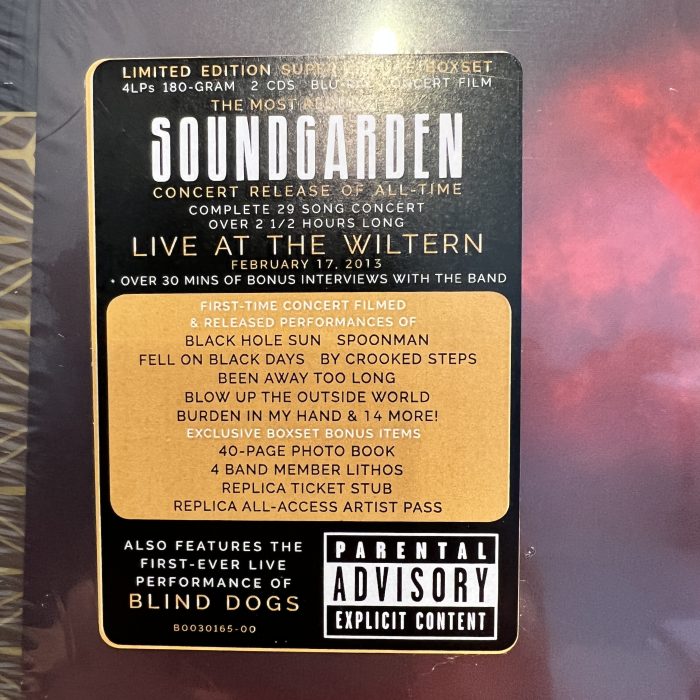 Soundgarden | Live From The Artists Den (Ltd Ed, Numbered, Super Deluxe Boxset) - Image 2