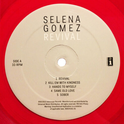 Selena Gomez | Revival (2015 Interscope Sealed Red) - Big Love Vinyl