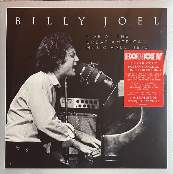 Billy Joel | Live @ Great American Music Hall, 1975 (Sealed, Ltd