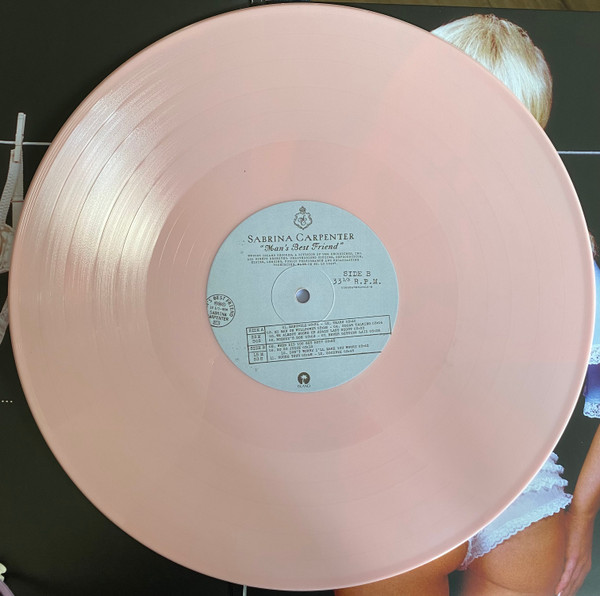 Man’s Best Friend Pink Vinyl AltCover #2 🌸 Sabrina Carpenter – Man's Best Friend (D2C Alternate